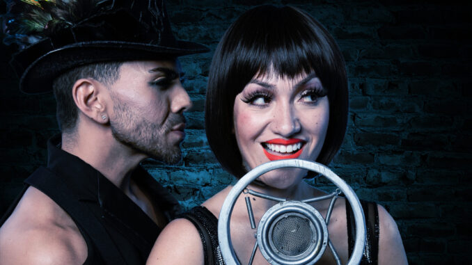 Eddie Maldanado as Master of Ceremonies and Alyssa Chiarello as Sally Bowles Photo by Brennen Russell 2