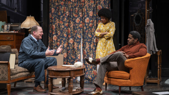 Photo of Vincent Teninty, Martasia Jones, and Brian Keys by Michael Brosilow